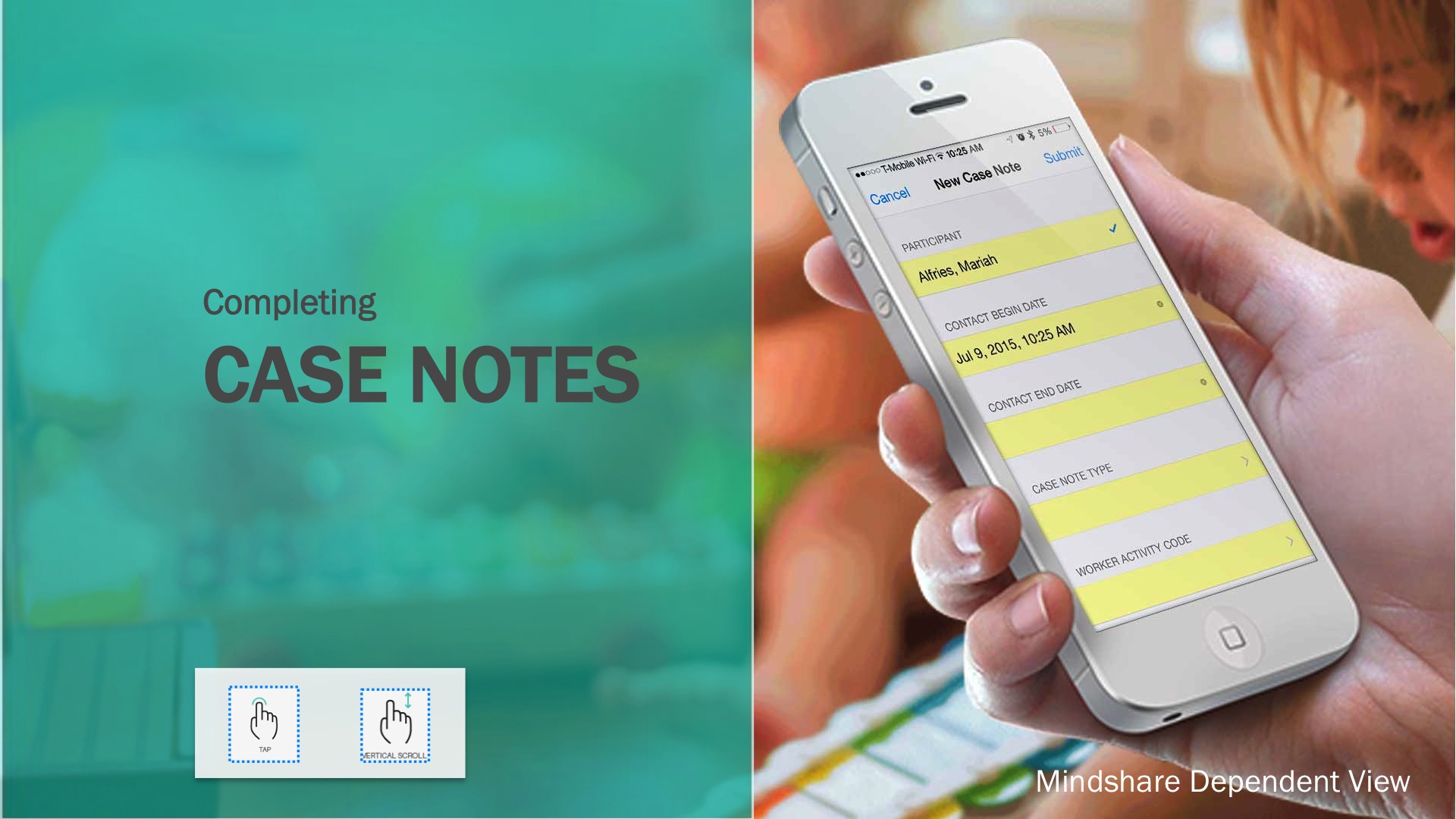 How To Enter Case Notes - Caseworker iOS Mobile App