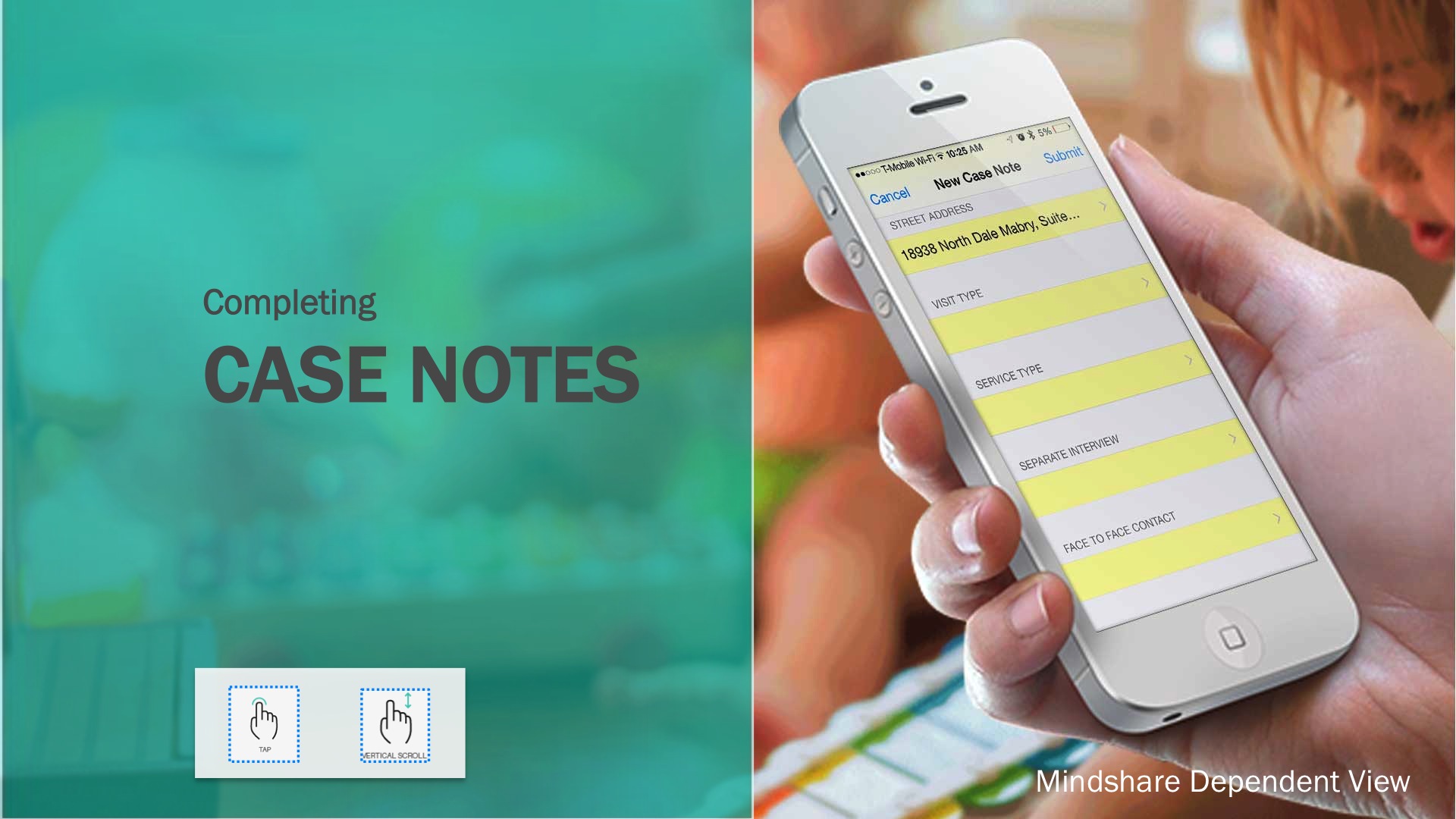 How To Enter Case Notes - Caseworker iOS Mobile App