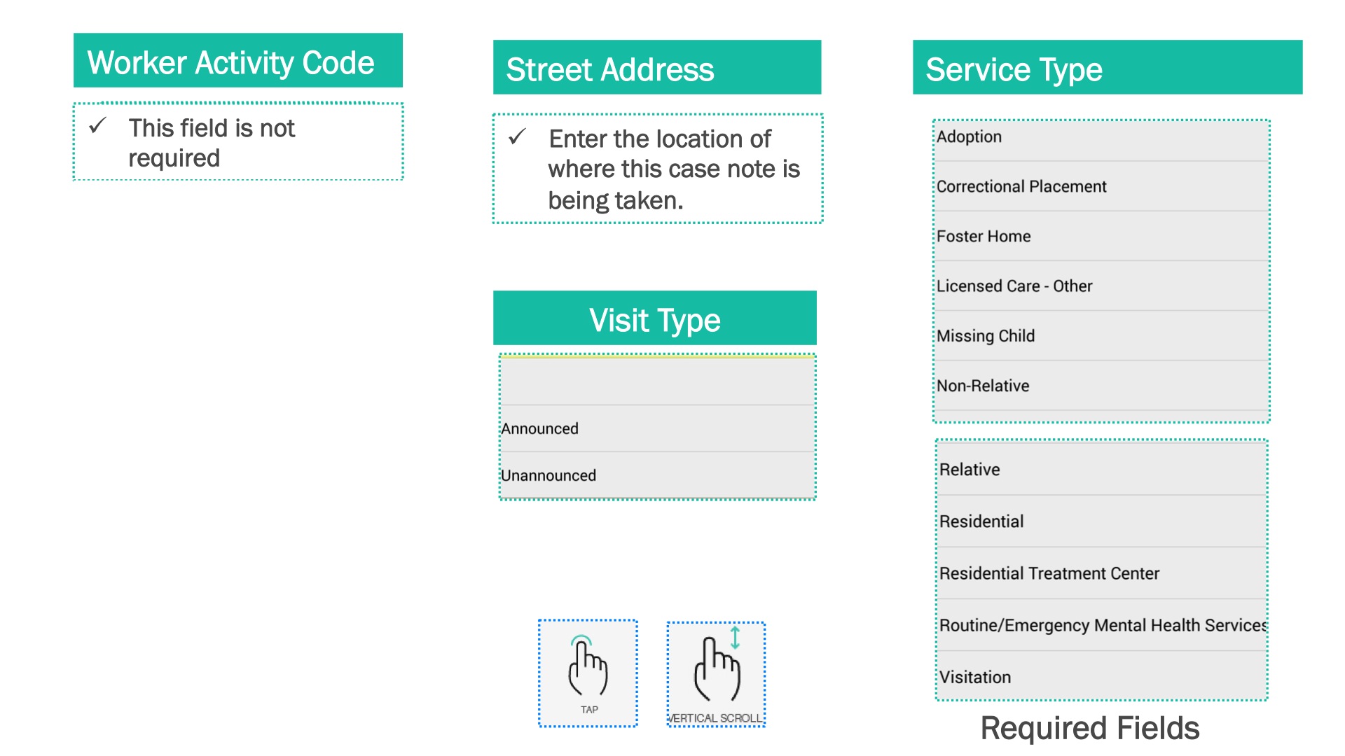 How To Enter Case Notes - Caseworker iOS Mobile App